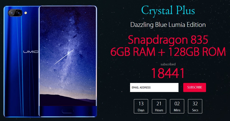 UMIDIGI Crystal Plus Snapdragon835