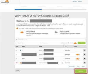 CloudflareSSL手順3